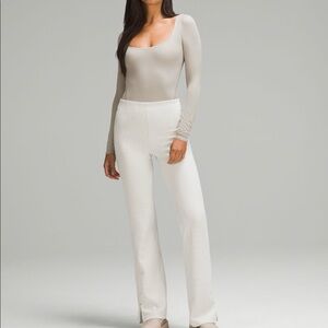NWT Lululemon square neck long sleeve bodysuit size L